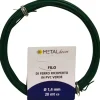 Matassina filo di ferro ricoperto in pvc verde diam. 1,4 mm - 20 mt