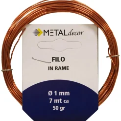 Matassina filo di rame Ø 0,6 mm x 20 mt 50 gr.