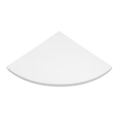 Mensola angolare in legno 250x250 mm bianco