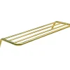 Mensola bagno a coste Idrostile 616x89 mm oro