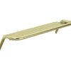 Mensola bagno a parete Idrostile 436x89 mm oro spazzolato