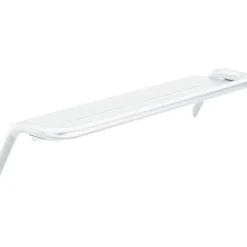 Mensola bagno a parete Idrostile 436x89 mm bianco