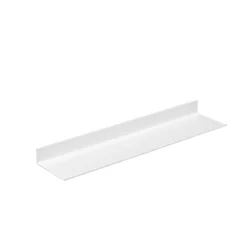 Mensola bagno Alluminia Format 60x13 cm bianco