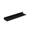 Mensola bagno Alluminia Format 60x13 cm nero