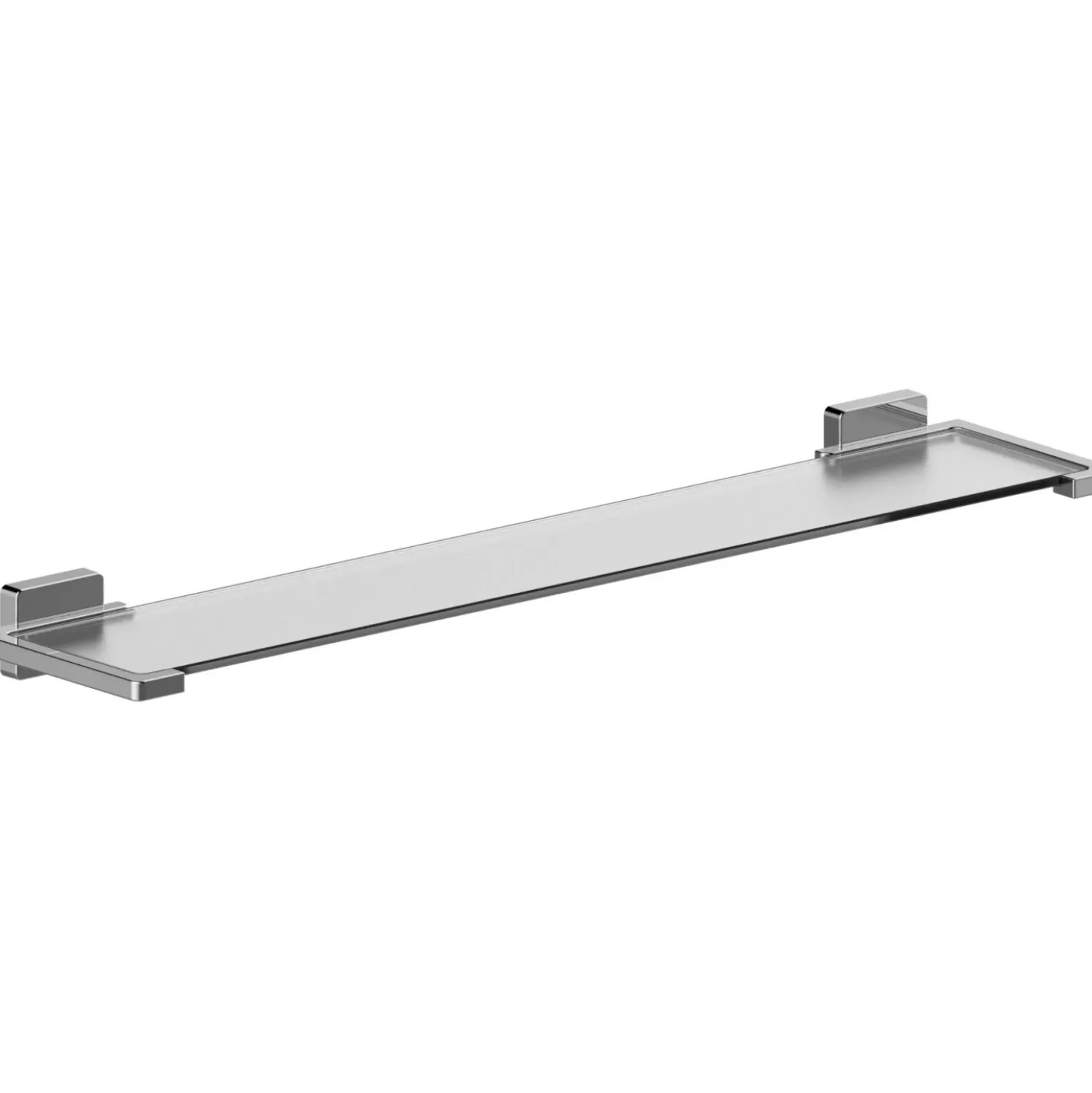 Mensola bagno aQuasanitCubo in vetro satinato