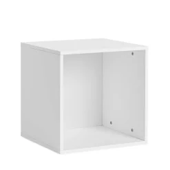 Mensola Cubix Format in legno bianco opaco