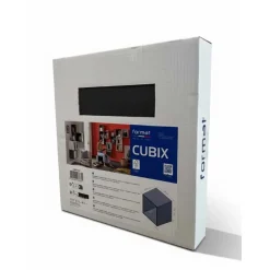 Mensola Cubix Format in legno bianco opaco