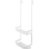 Mensola doccia Idrostile con ganci 276x762 mm bianco