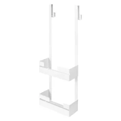 Mensola doccia Idrostile con ganci 250x760 mm bianco