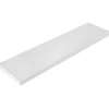 Mensola in legno tamburata Minerva 1000x250x38 mm bianco