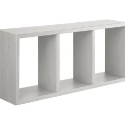 Mensola in legno Tristano 30x70x15,5 cm rovere sbiancato