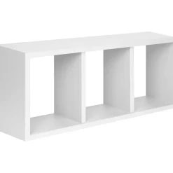 Mensola in legno Tristano 30x70x15,5 cm bianco