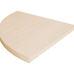 Mensola melaminica angolare acero 300 mm x 300 mm x 18 mm