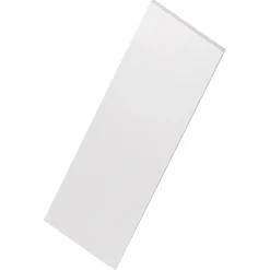 Mensola melaminica bordata su due lati bianca 2000x600x16 mm
