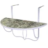 Mensola mosaico Frigole in metallo 74x38/61 cm H 57 cm