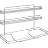 Mensola porta rotoli carta cucina a 3 piani Roll-It trattamento polytherm