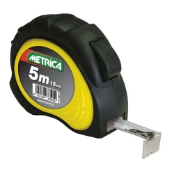 Metrica flessometro autobloccante gommato 19 mm x 5 m