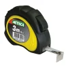 Metrica flessometro autobloccante gommato 16 mm x 3 m