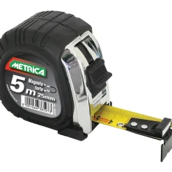 Metrica flessometro con magnete 25 mm x 5 m