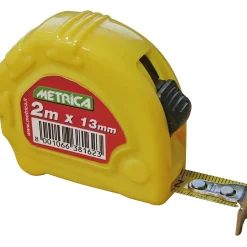 Metrica flessometro giallo 13 mm x 2 m