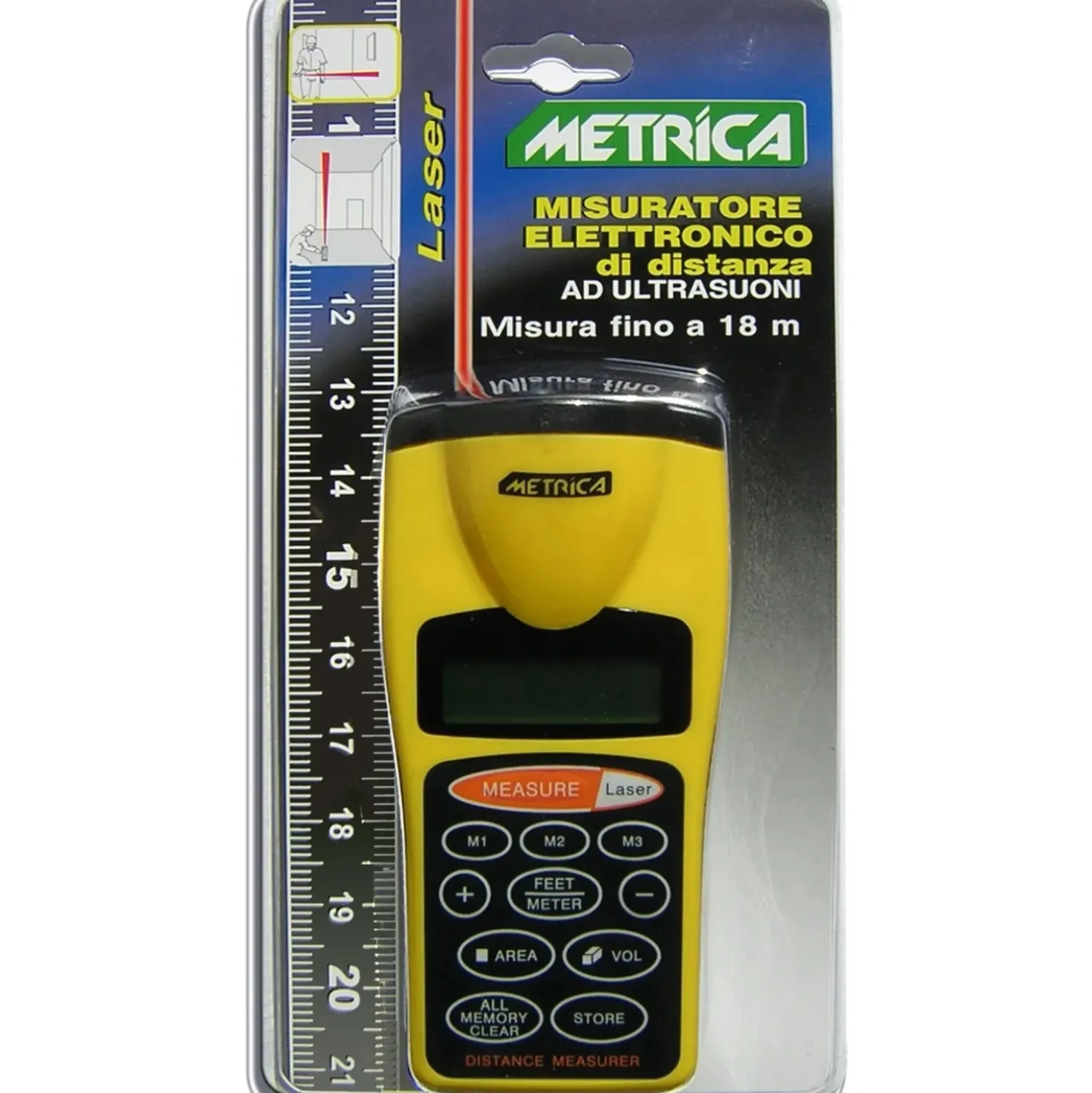 Metrica misuratore a ultrasuoni