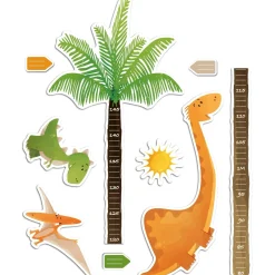 Metro della crescita adesivo in gomma Dinosaurs