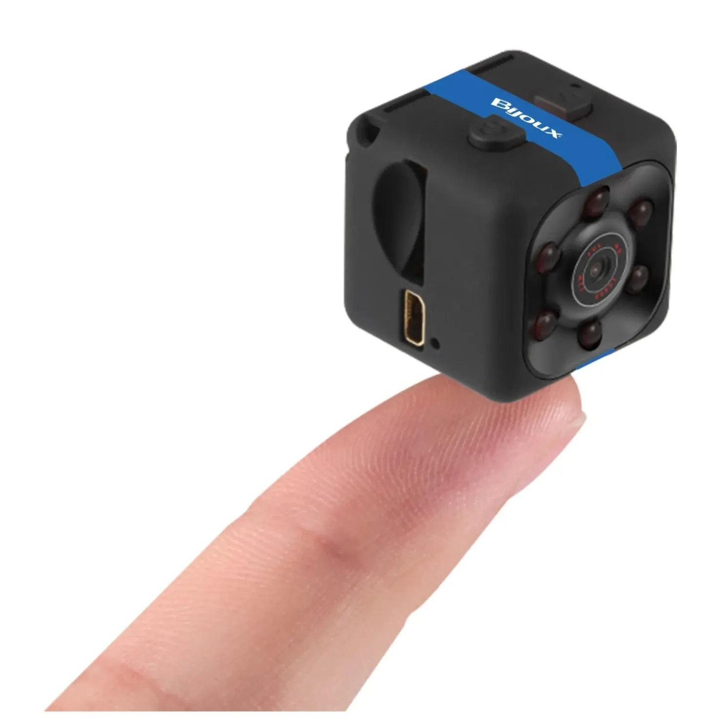 Mini telecamera Bijoux 1080 px FULL HD con kit supporto