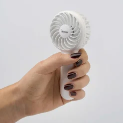 Mini ventilatore da tavolo Ø 5 cm bianco
