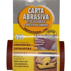 Minirotolo carta abrasiva autolubrificata grana 280