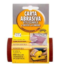Minirotolo carta abrasiva autolubrificata grana 220
