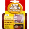 Minirotolo carta abrasiva al corindone grana 60
