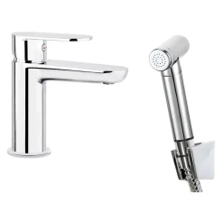 Miscelatore bidet Batabanó con doccetta cromo