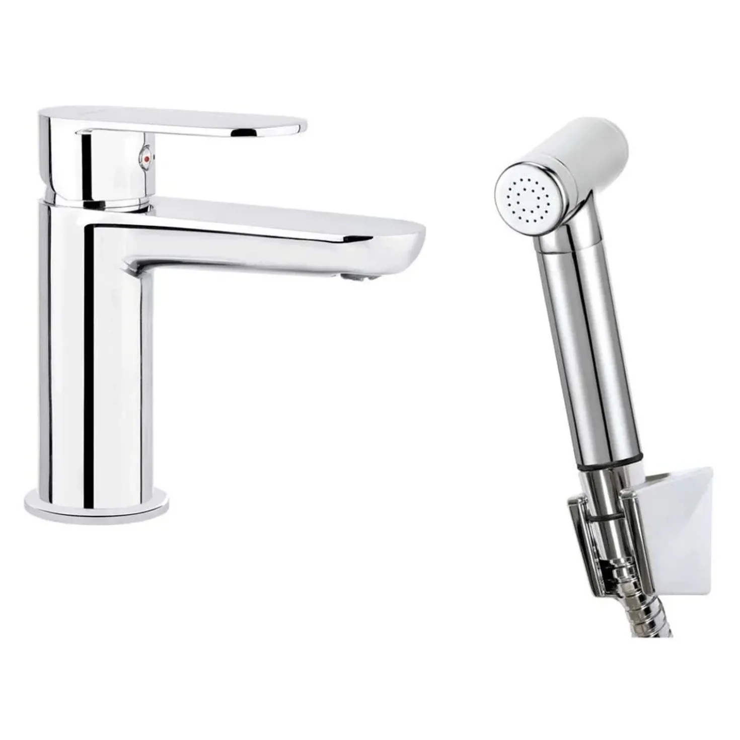Miscelatore bidet Batabanó con doccetta cromo