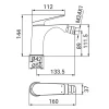 Miscelatore bidet Dynamic cromo