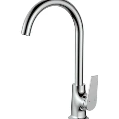 Miscelatore cucina da appoggio Idrostile con flessibili 45 cm cromo