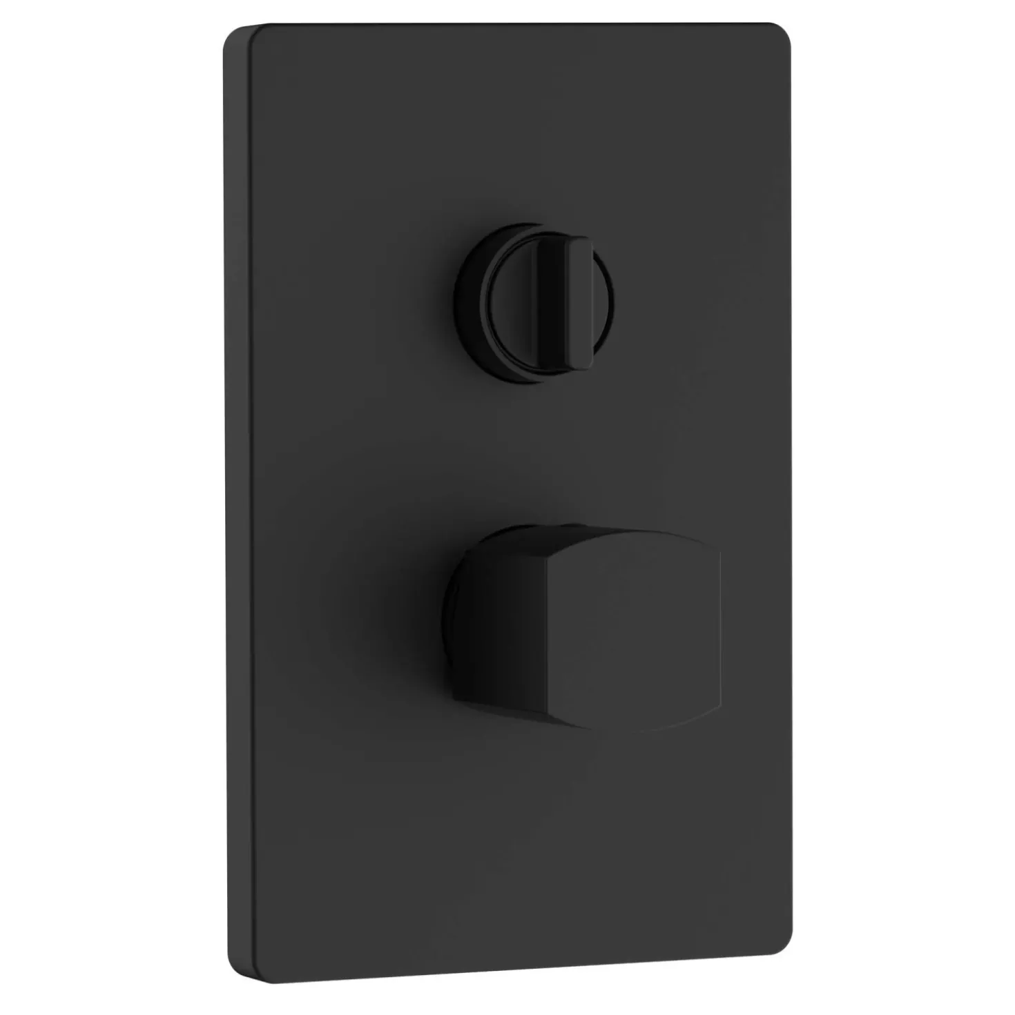 Miscelatore incasso doccia con deviatore Zefir nero opaco Ø 25 mm
