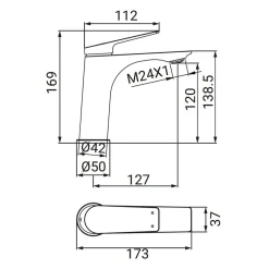 Miscelatore lavabo Dynamic cromo