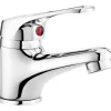 Miscelatore lavabo Esmeralda con spina automatica cromo