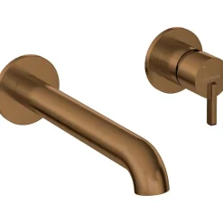 Miscelatore lavabo Limonar a incasso a parete bronzo spazzolato