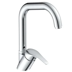 Miscelatore lavello Aquasanit Ventura a bocca alta cromato Ø 40 cm
