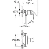 Miscelatore monocomando doccia Grohe Start Eco cromo