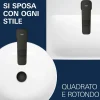 Miscelatore monocomando per bidet Grohe Dice nero opaco