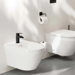 Miscelatore monocomando per bidet Grohe Dice nero opaco