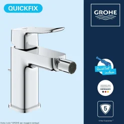 Miscelatore monocomando per bidet Grohe Dice cromo