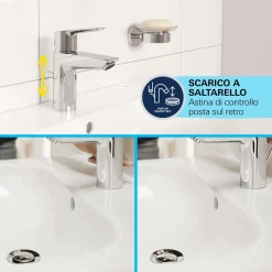 Miscelatore monocomando per bidet GROHE QUICKFIX Start Edge