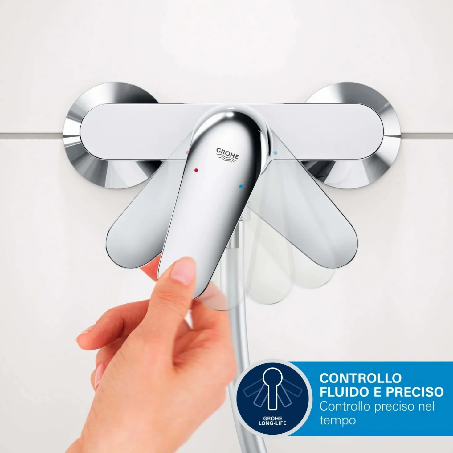 Miscelatore monocomando Swift incasso doccia cromo