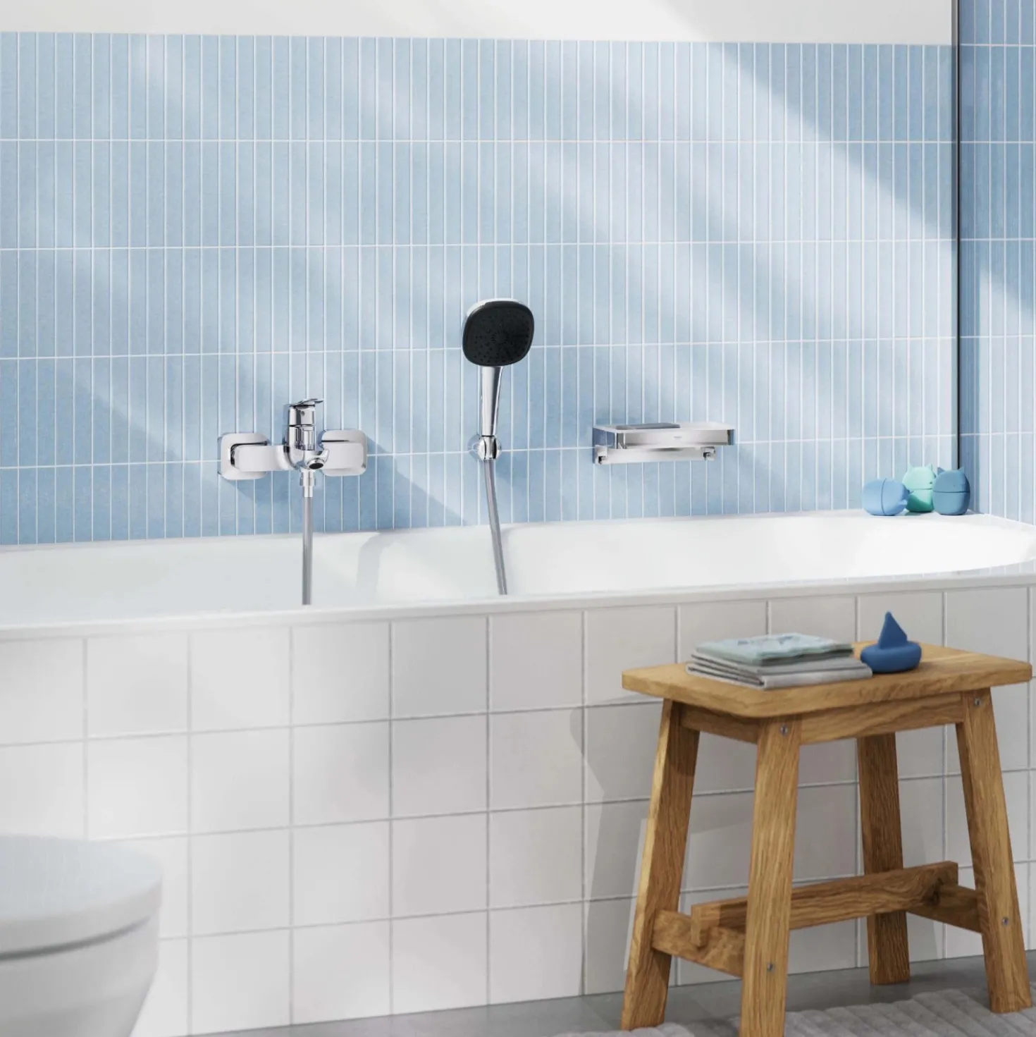 Miscelatore monocomando vasca esterno Grohe Dice cromo