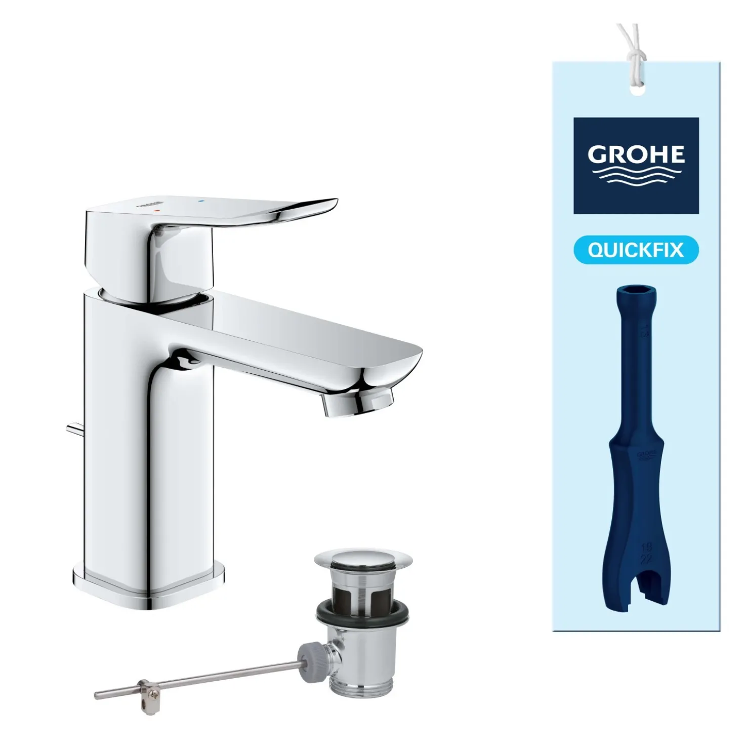 Miscelatore per lavabo Grohe Dice cromo tg S