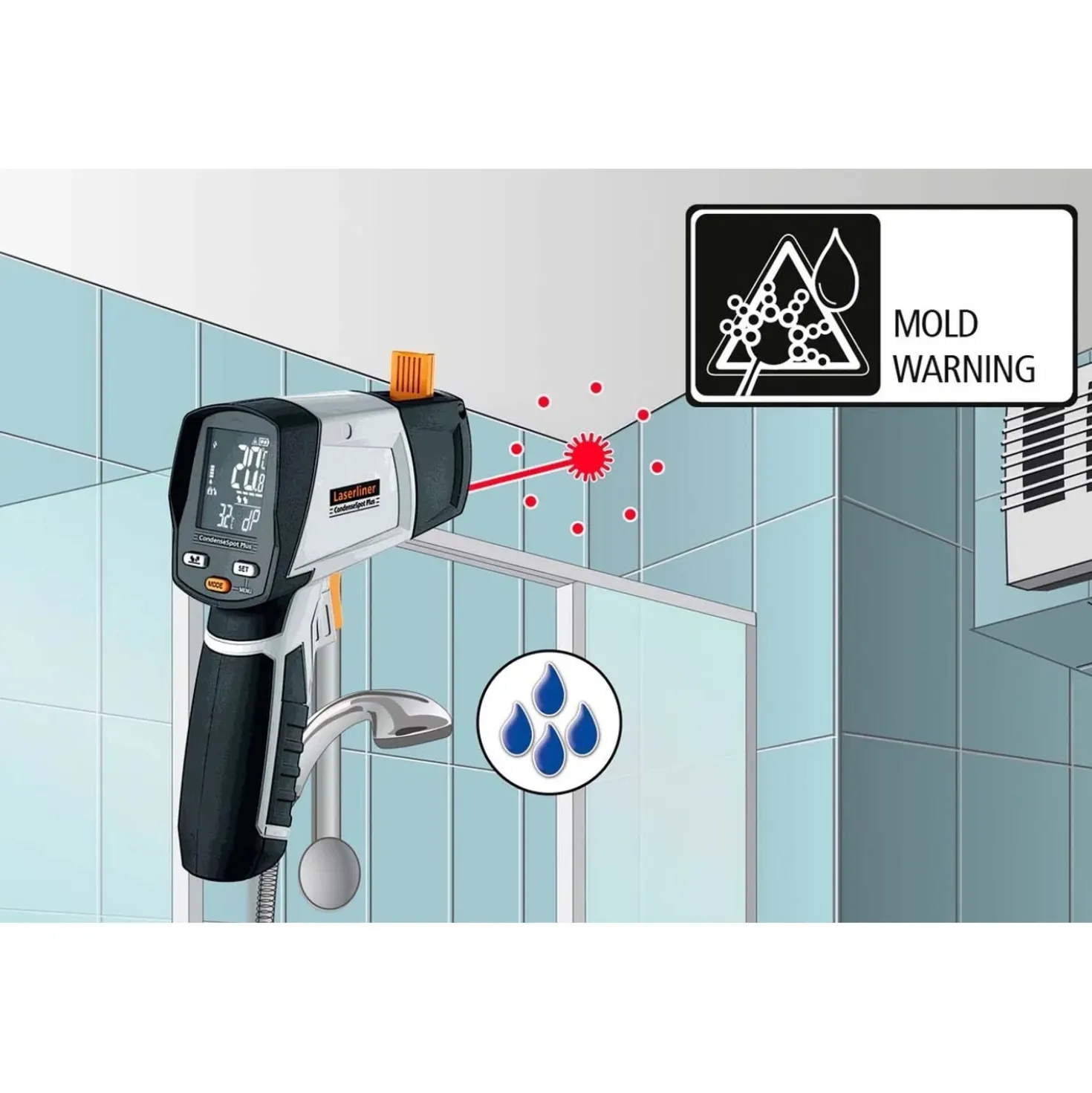 Misuratore di temperatura laser