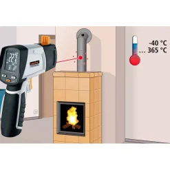 Misuratore di temperatura laser